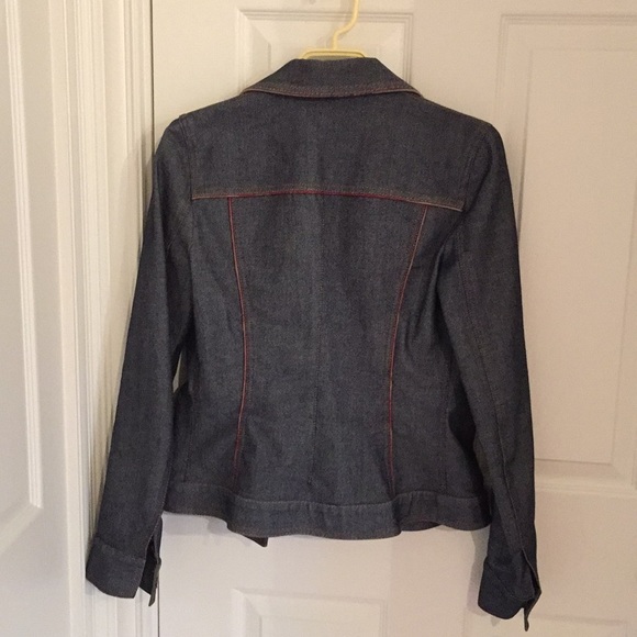 VINTAGE Dolce & Gabbana Jean Jacket sz 40 - Picture 4 of 12